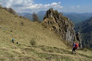 Monte Cancervo ad anello dalla Pianca sui sentieri CAI 102-130-131 il 1 maggio 2019 - FOTOGALLERY